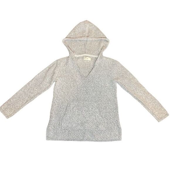 TNA grey and white Hoodie with front pouch pocket Size Small - Picture 1 of 8
